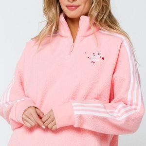 LIMITED EDITION ADIDAS Valentine Quarter Zip Womens Sweatshirt